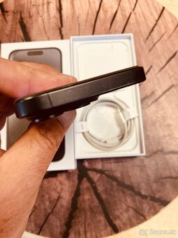 iPhone 15 pro 256 black batéria 89% originál top stav - 3