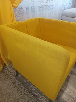 Velmi pekne zlte kreslo - Ikea EKERO Skiftebo - 3