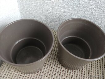 Kvetinace PAPAJA Ikea 3 ks / Na mačaciu trávu 2ks - 3