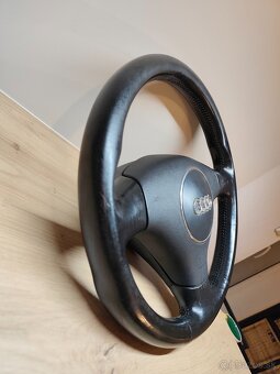 Kožený volant třiramenný na AUDI A4/ A3 - 3