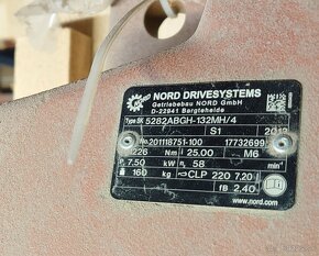Násuvná prevodovka NORD 7,5kW - 58 ot/min. - 3