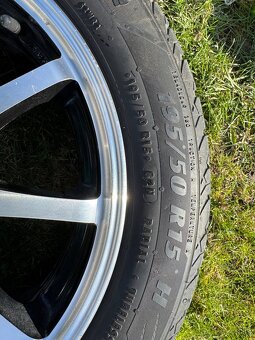 Alu disky Dezent 5x100r15 pneu 195/50r15 Škoda fabia 1 - 3