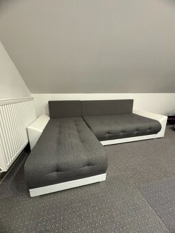 Rohová sedačka v tvare L s úložným priestorom - 3