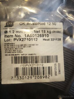 Zváracie drôty CO2 Esab/Böhler/Filarc – 1.0/1.2 mm - 3