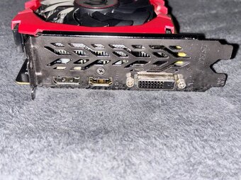 Predám grafickú kartu MSI GeForce GTX 1050 Gaming X 2GB - 3