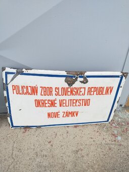 Smaltovane cedule, tabule znb - 3