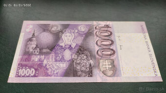 Bankovky 1000 Sk, 4 rôzne ročníky - 3