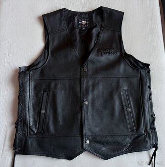 HARLEY DAVIDSON® kožená vesta 2XL - 3