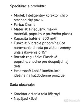 Korektor na chrbát - 3