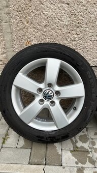 ⭐Originál ALU Disky VW R16 + Letné Pneumatiky Nexen⭐ - 3