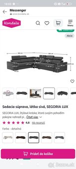 Sedacia súprava, SEGORIA LUX - 3