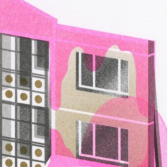 grafika Čierne diery - 3