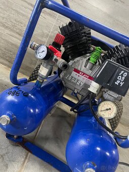 Mobilný kompresor KGK Fiac dvojpiestový olejový kompresor 40 - 3