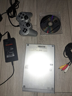 Sony PS2 slim silver funkčná. - 3