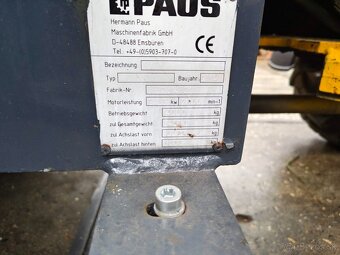 Kľbobvý nakladač PAUS RL552 - 3