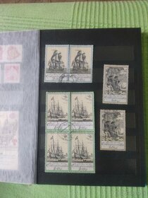 Poštové známky...na fotke nie úplný zoznam známok - 3
