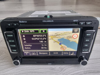 Skoda Columbus 2011 RNS510 Navi LED Mapy V17 2020 - 3