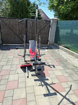 Multifunkčná posilňovacia lavica Xylo so závažiami - 3
