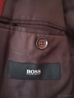 Pánske sako Zn. Hugo boss tehlovej farby. - 3