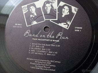 Paul McCARTNEY & WINGS „Band on the Run“ /Apple 1973/+o - 3