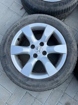 Peugeot – letné pneumatiky s diskami + zimné na plecháčoch s - 3