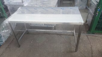 Nerezový nábytok, pracovné gastro stoly, mäsiarsky stôl - 3