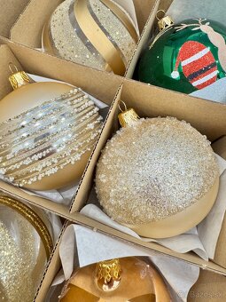 Sklenene vianocne ozdoby, rozne vid foto - 3