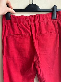 Dámske ľanové nohavice Mango - 3