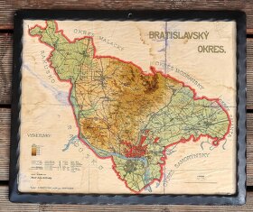 Historická mapa okresu Bratislava - 3