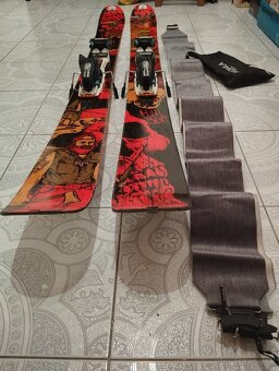 Predám freeride lyže K2 hellbent 189cm + pásy - 3