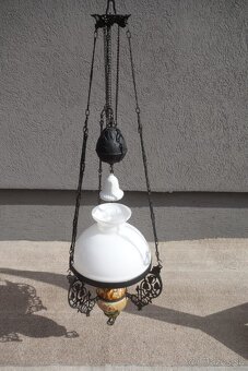 Lampa petrolejová závesná . - 3