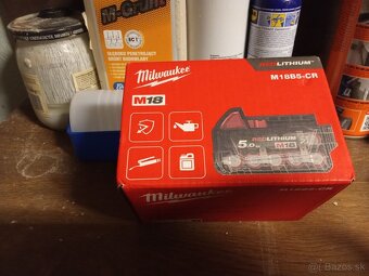 Milwaukee baterie 18v 5ah, 6ah - 3