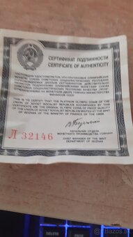 platinova minca - 3