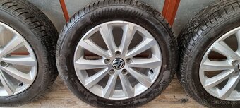 Predám originálne hliníkové disky VW r16 5x112 - 3