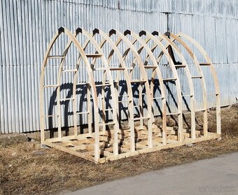 Drevená chatka - konštrukcia. - 3