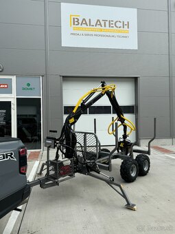 Vývozka - príves na drevo JANSEN HRW-30 3T - 3