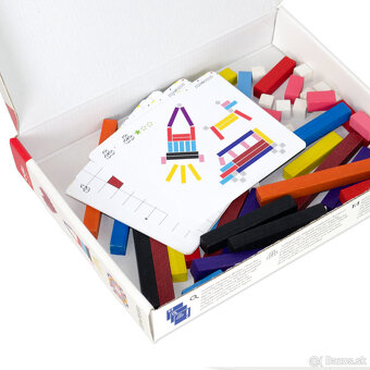 Montessori počítacie paličky drevené, nové, nerozbalené - 3