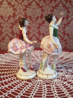 Porcelánové baletky Volkstedt - 3
