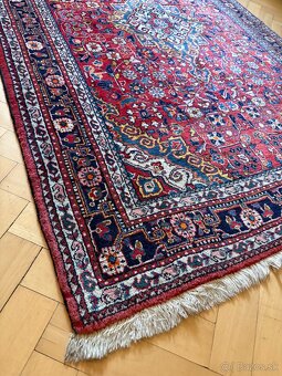 Kvalitný ručne viazaný koberec, vlna, 177x110, top stav - 3