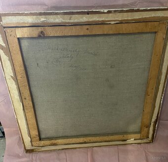 Maľovaný obraz, srnec na lúke - 3