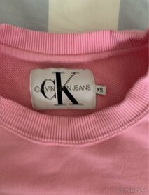 Ružová dámska mikina Calvin Klein Jeans, veľ. XS - 3