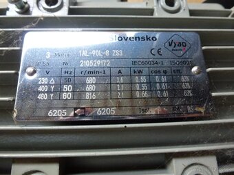 Predám motory 630W a 660W s prevodovkami - 3
