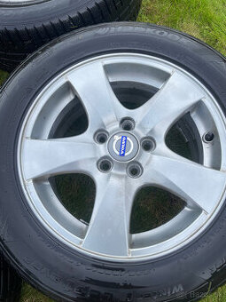 original volvo hlinkove disky r16 + zimne pneu 225/45 R16 - 3