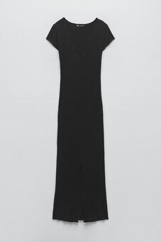 Úpletové rebrované šaty Zara v.L - 3