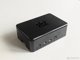 Raspberry Pi 4 (4GB) + hliníkový chladič, adaptér - 3