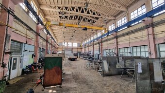 Výrobno - skladový areál Bošany, pozemok 5000 m2, žeriav - 3