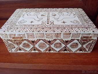 Predám ručne vypaľovanú krabičku kone - 3