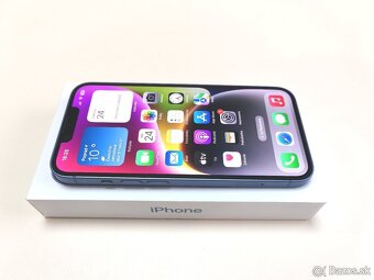 APPLE IPHONE 14 128GB BLUE TOP STAV,BATERKA 100% - 3