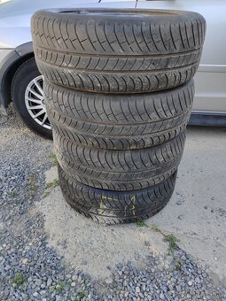 Plechové disky 4x108r14 s celoročnými pneumatikami - 3