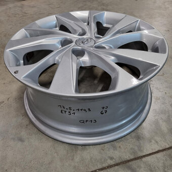 Hliníkové Hyundai disky 5x114,3 R17 7J ET51 - 3